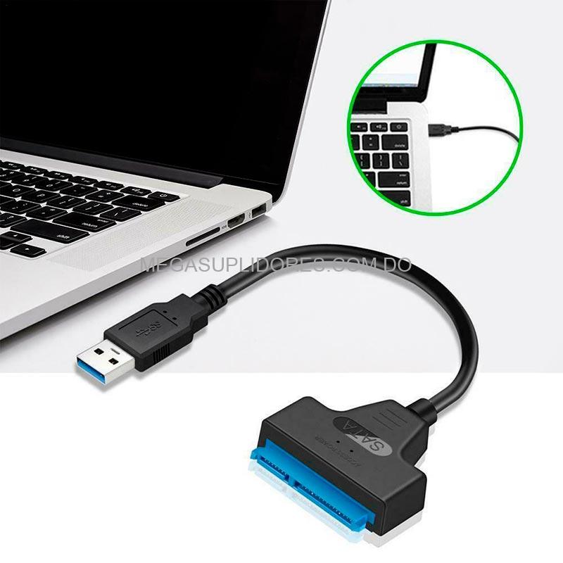 Adaptador USB 3.0 a SATA para Disco Duro 2.5 y SSD
