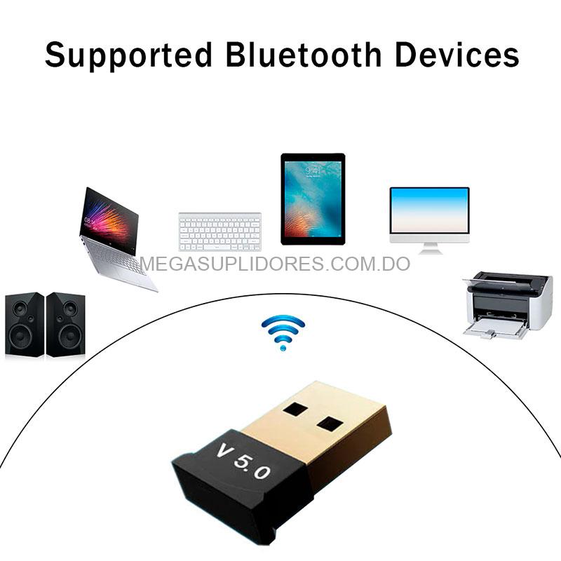 Adaptador USB Bluetooth 5.0 para PC con Teclados