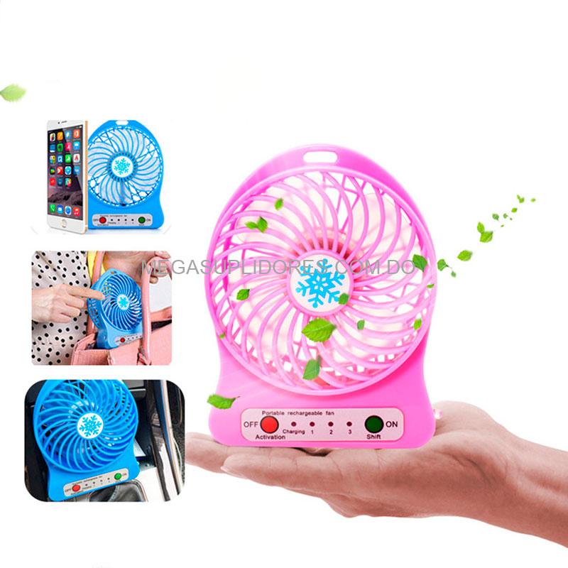 Mini Abanico USB Portátil Recargable