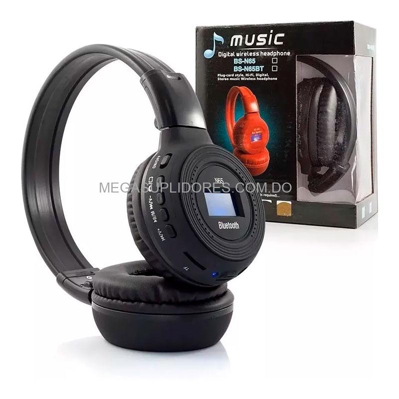 Audífonos Bluetooth Con Radio FM | Micrófono Integrado y Soporte Micro Sd