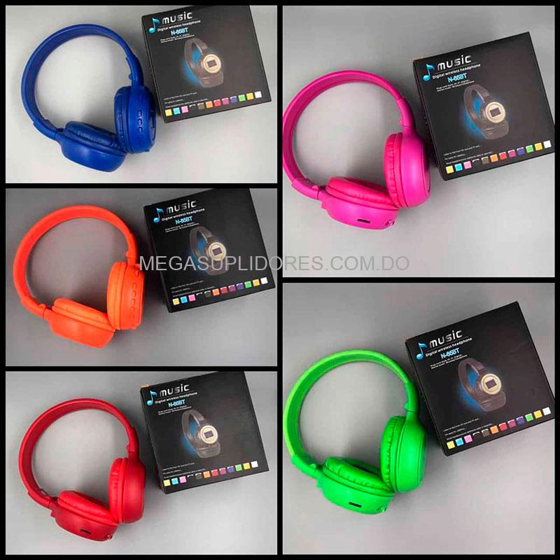 Audífonos Bluetooth Con Radio FM | Micrófono Integrado y Soporte Micro Sd