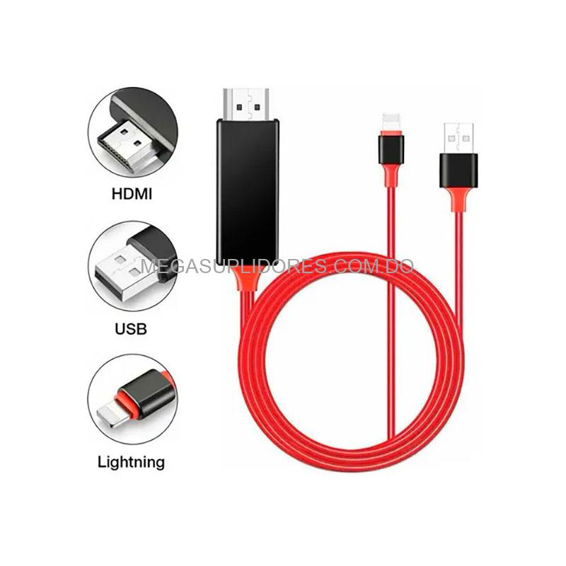 Cable Adaptador Lightning a HDMI para IPhone | IPad