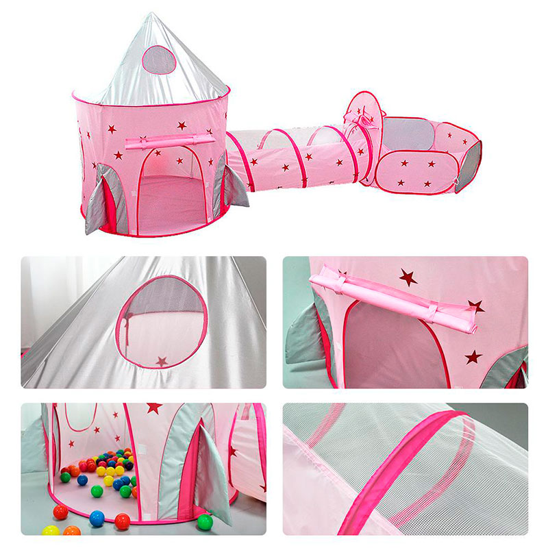 Castillo para Niños Niñas | Casita Juguete | Carpa Infantil Armable Portátil para Jugar