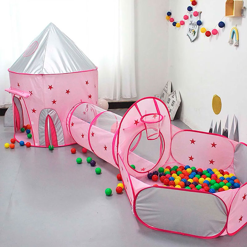 Castillo para Niños Niñas | Casita Juguete | Carpa Infantil Armable Portátil para Jugar