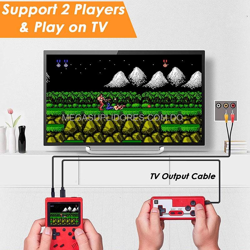 Mini Consola Game Box Con 400 Juegos Integrados + Control