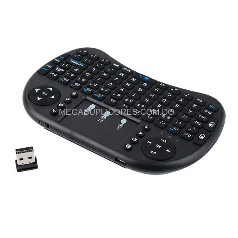 Mini Teclado Inalámbrico Recargable con Mouse Touchpad para PC | Celulares | Smart TV