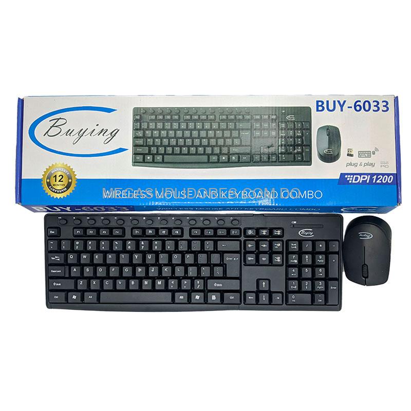Teclado y Mouse Inalámbrico Combo | Plug and Play