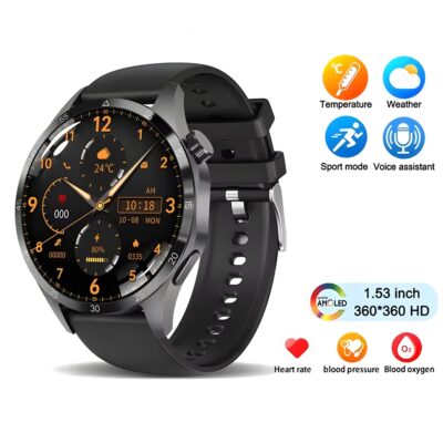 Reloj Inteligente GTS4 Pantalla HD – 100 Carátulas Correas Intercambiables – Llamadas y Mensajes