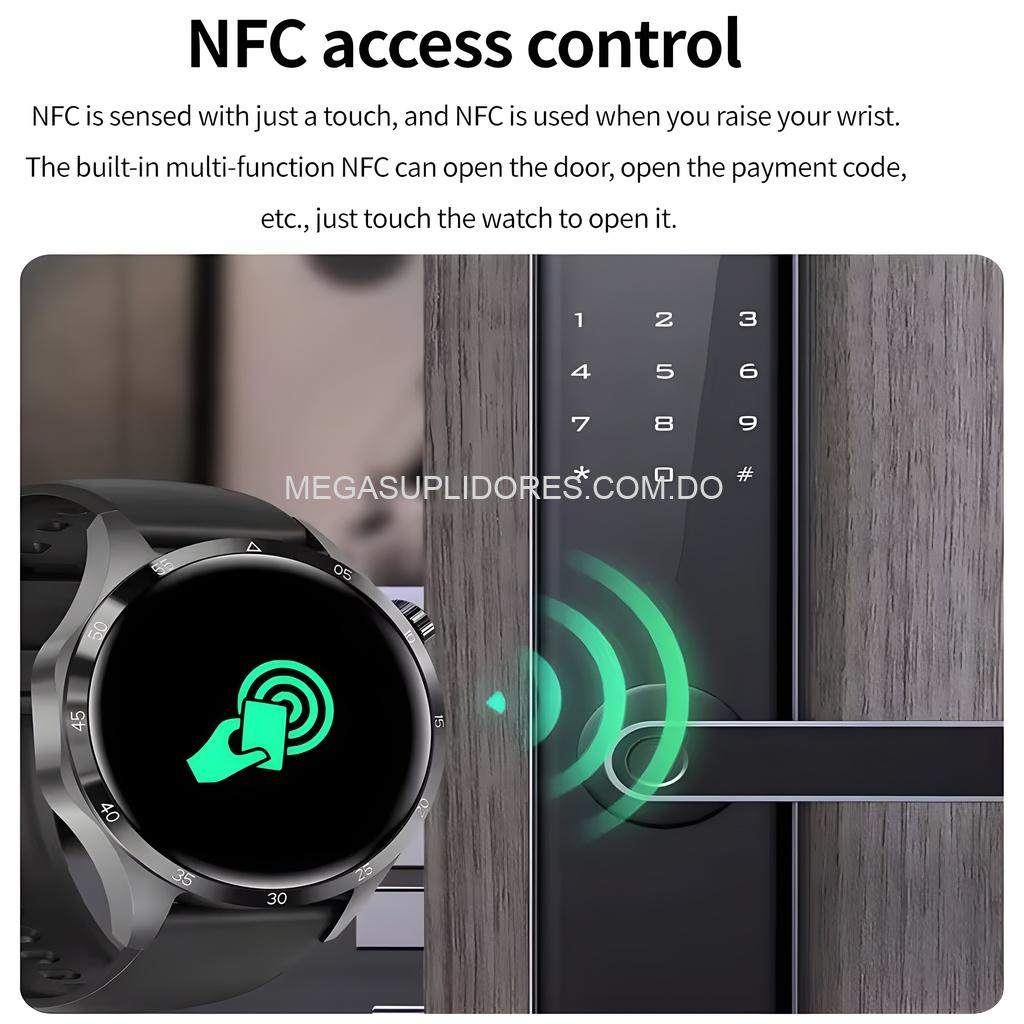 Reloj Inteligente GTS4 Pantalla HD – 100 Carátulas Correas Intercambiables – Llamadas y Mensajes