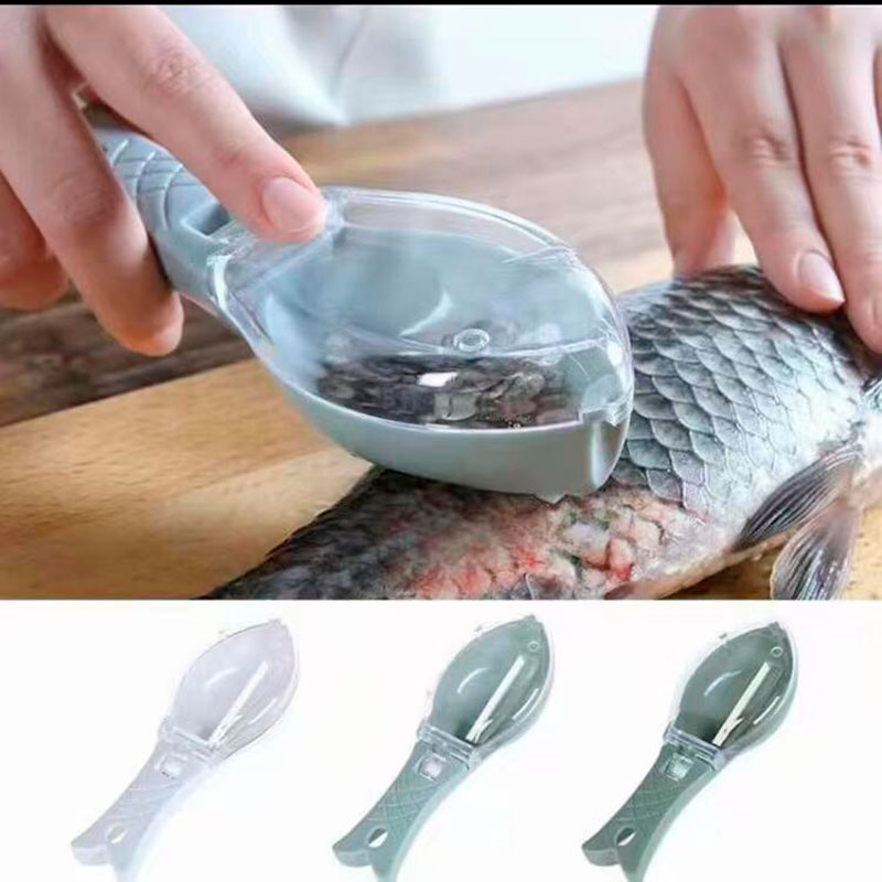 Removedor de Escamas de Pescado | Espátula para Limpiar Pescado | Limpiador