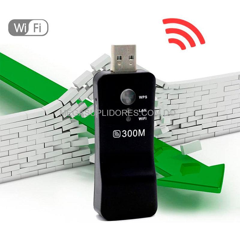 Repetidor WiFi Mini | Amplificador WiFi USB con Puerto RJ45
