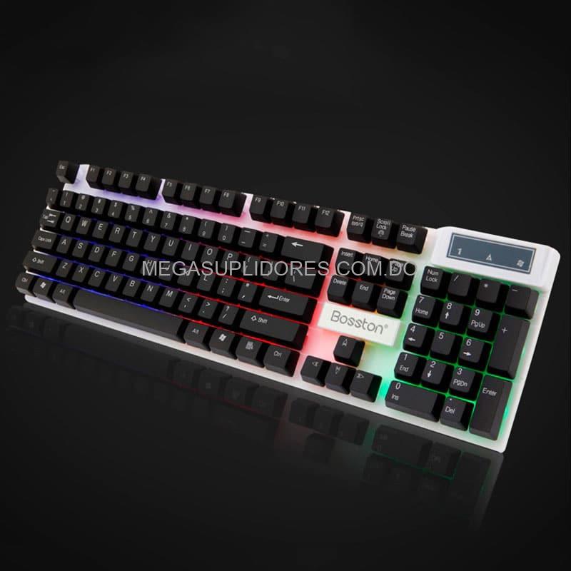Teclado y Mouse Retroiluminado Bosston 8310